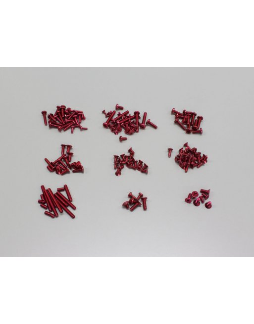IHW08R Aluminum Color Screw Set(Red/Mini Inferno) IHW08R  - KYOSHO RC